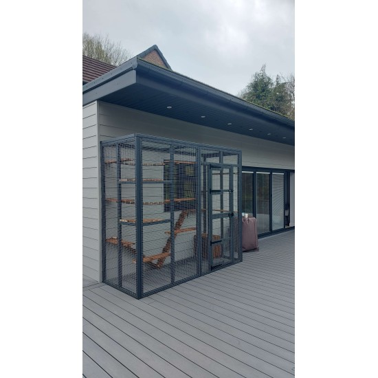 Grey Glide Lean-To – 8ft Long x 3ft Wide x 7.5ft Tall